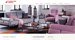 Desktop Screenshot of furnitureworldindia.com